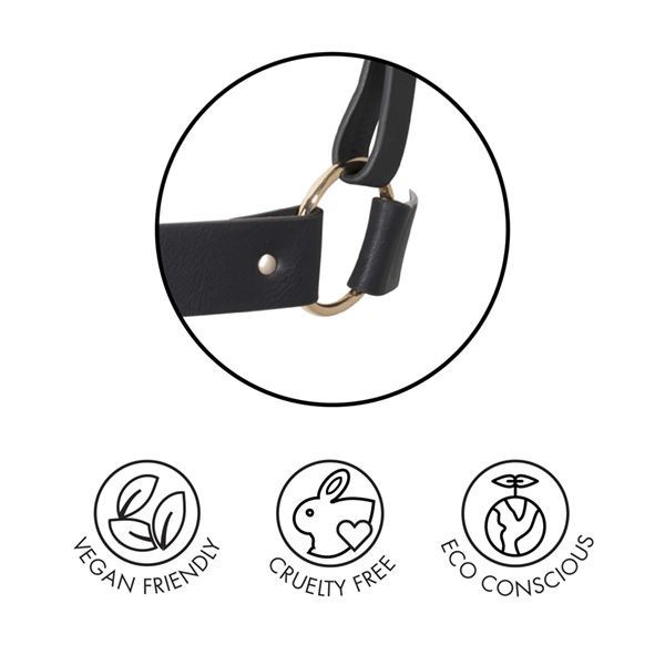 SO2676 Портупея Bijoux Indiscrets MAZE - X Harness Black, екошкіра