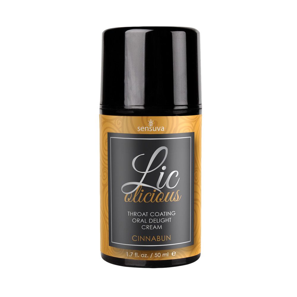 SO3529 Гель для мінету Sensuva Lic-o-licious Cinnabun (50 мл), оліїстий, без цукру