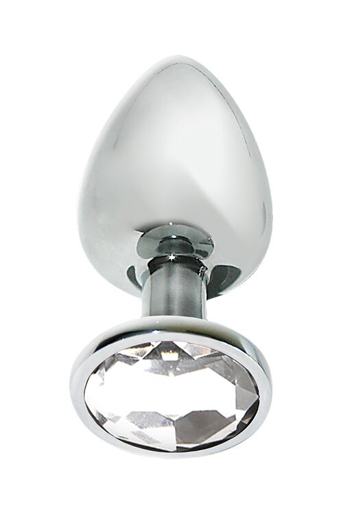 SO4642 Анальна пробка з кристалом MAI Attraction Toys №73, довжина 8см, діаметр 3 см