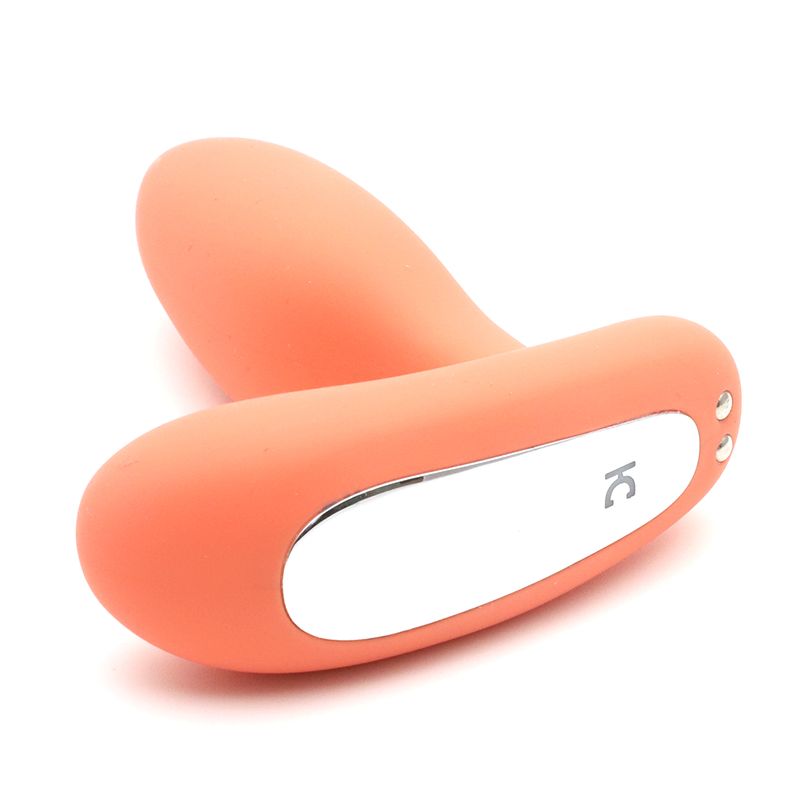 SO3631 Вібропробка і масажер простати 2-в-1 KISTOY Gordon Orange з пультом ДК, гнучка ніжка