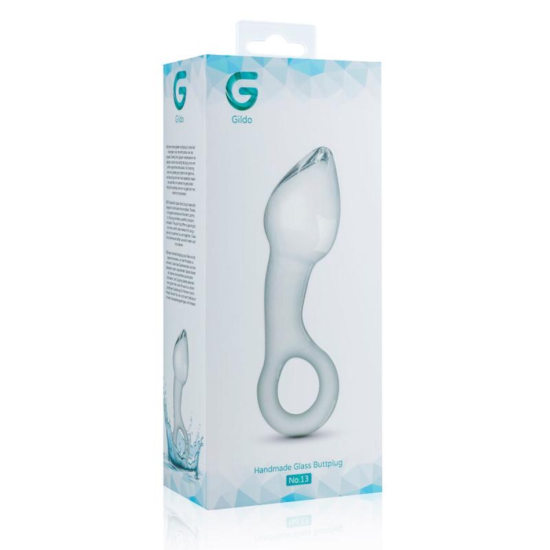 SO4418 Скляний стимулятор простати Gildo Glass Prostate Plug No. 13