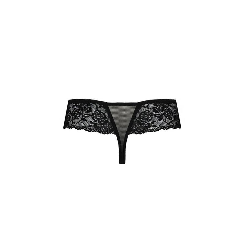 PS25302 Трусики ABLA THONG black S/M - Passion Exclusive
