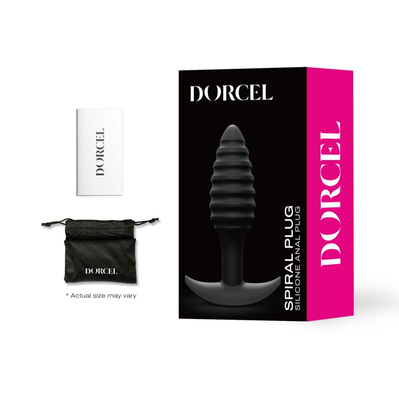 SO8289 Анальна пробка Dorcel SPIRAL PLUG, діаметр 3 см, силікон