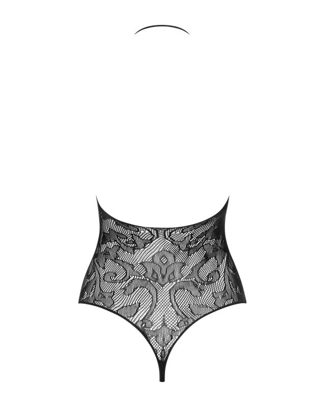 SO7207 Бодистокинг с крупными ячейками и открытой спиной Obsessive B119 teddy S/M/L, халтер