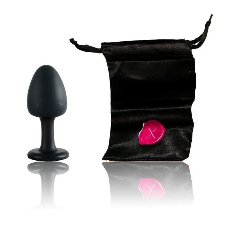 MD1335 Анальна пробка Dorcel Geisha Plug Ruby XL з кулькою всередині, створює вібрації, макс діаметр 4,5 см