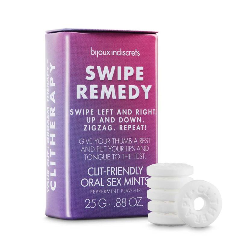 SO5911 Мятные конфеты Bijoux Indiscrets Swipe Remedy – clitherapy oral sex mints, без сахара, срок 31.08.23