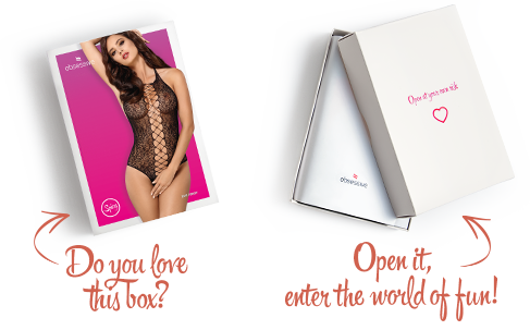 SO7203 Бодистокинг с эффектом шнуровки Obsessive B113 teddy S/M/L открытая спина, халтер, с доступом