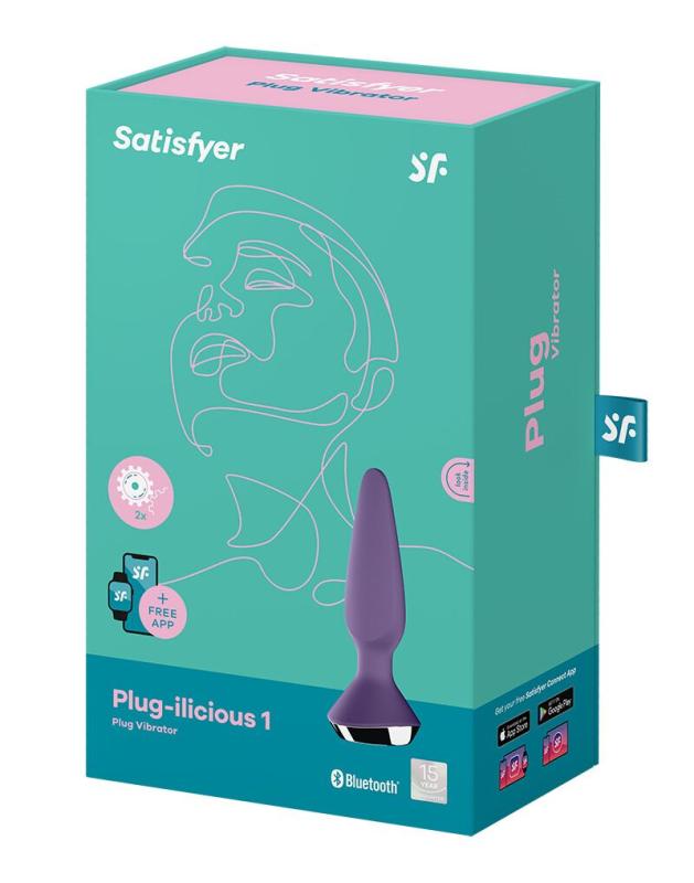 SO5442 Анальна смарт-вібропробка Satisfyer Plug-ilicious 1 Purple