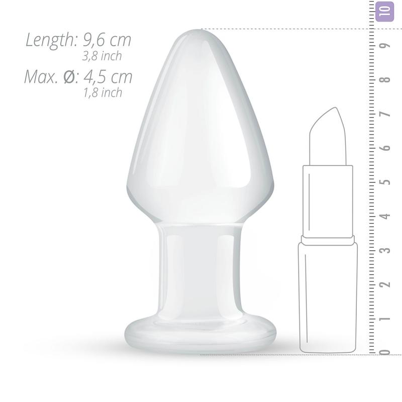 SO4416 Скляна анальна пробка Gildo Glass Buttplug No. 25