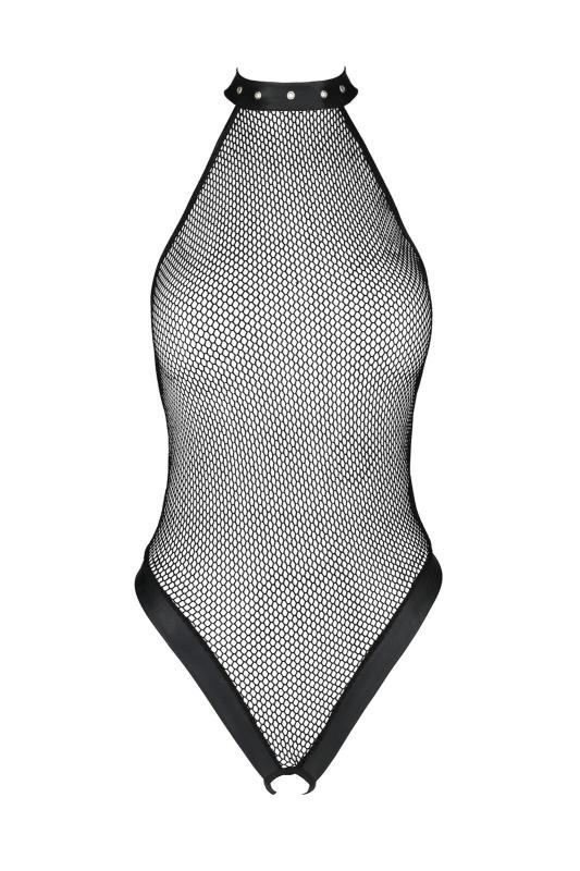 SO8450 Боді-халтер з відкритим доступом Passion MOONLIGHT BODY XXL/XXXL black