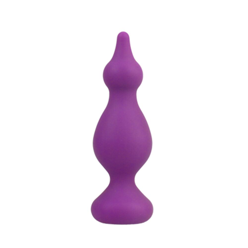 AD20273 Анальна пробка Adrien Lastic Amuse Medium Purple (M) з двома переходами, макс. діаметр 3,6 см