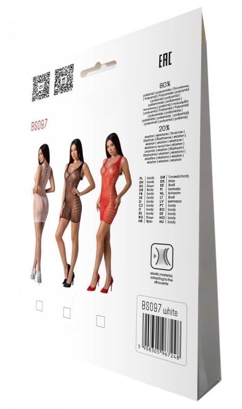 SO8934 Бодістокінг Passion BS097 white