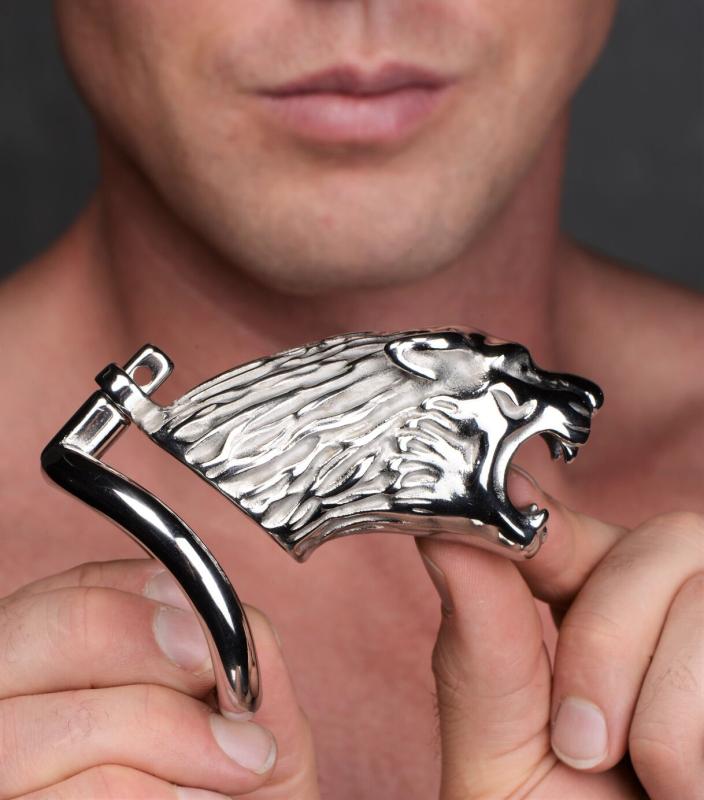SO8795 Клітка для члена Master Series Tiger King Cock Cage With Lock