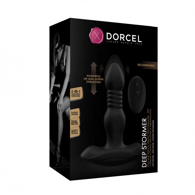 SO5073 Анальна пробка з вібрацією та пульсацією Dorcel DEEP STORMER