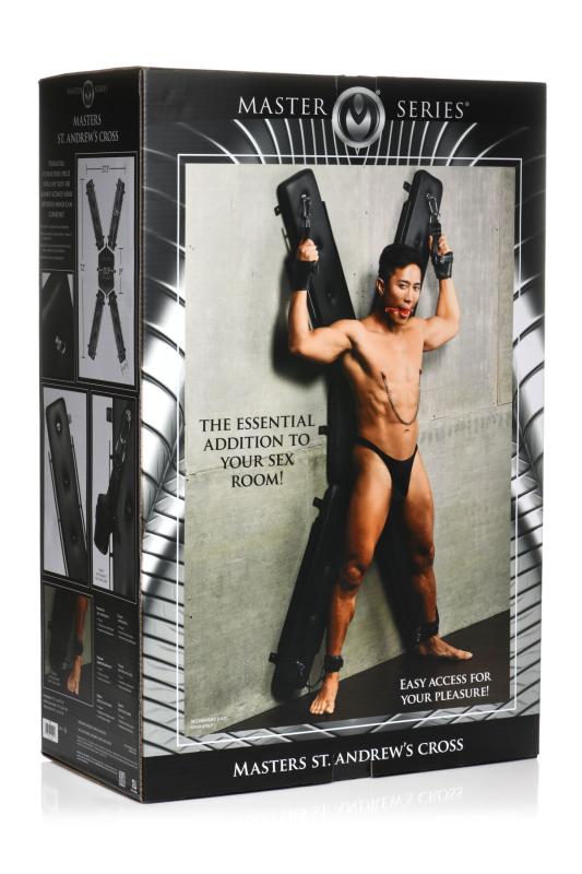 SO8802 Андріївський хрест Master Series St. Andrew's Cross, кріпиться на стіну