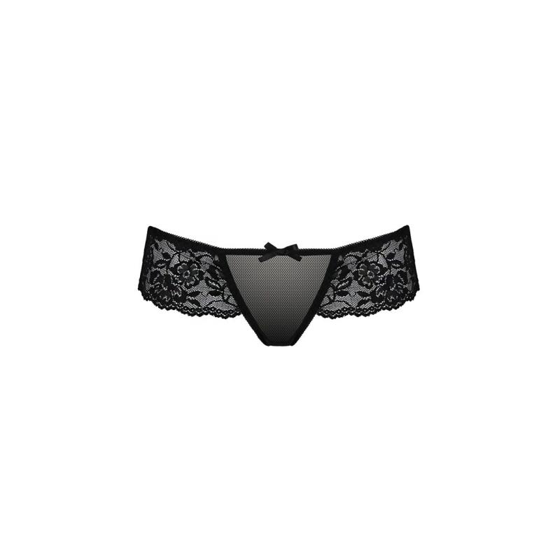 PS25302 Трусики ABLA THONG black S/M - Passion Exclusive