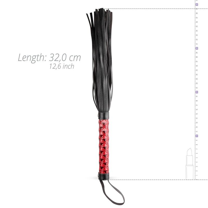 SO5123 Батіг-флогер Whipped - Beat It Flogger - Red, екошкіра