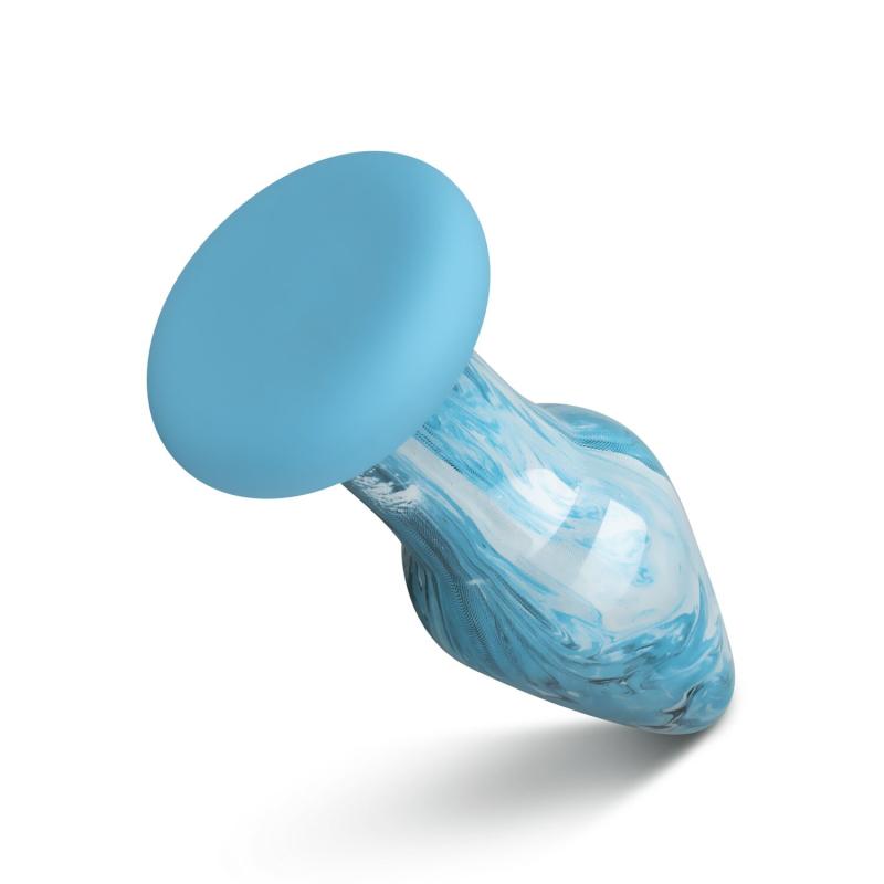 SO8895 Скляна анальна пробка Gildo - Ocean Curl Glass Butt plug