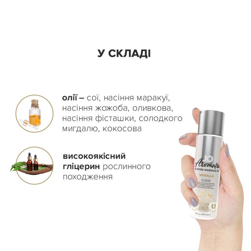SO6769 Натуральна масажна олія System JO Aromatix — Massage Oil — Vanilla 120 мл