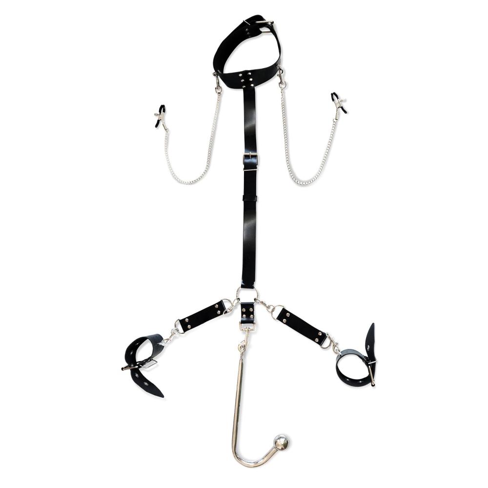 SO8507 Бондажний набір із металевим анальним гаком №2 Art of Sex Beatrice Bondage set with anal hook №2