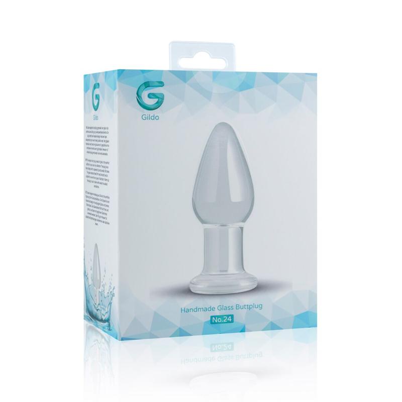 SO4620 Скляна анальна пробка Gildo Glass Buttplug No. 24
