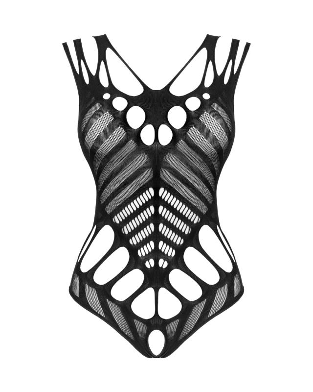 SO8161 Боди с большими вырезами Obsessive B139 crotchless teddy S/M/L, с доступом