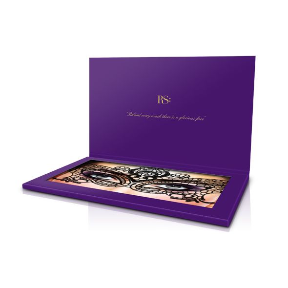 SO3859 Ажурная маска на лицо RIANNE S - Masque III с лентами-завязками