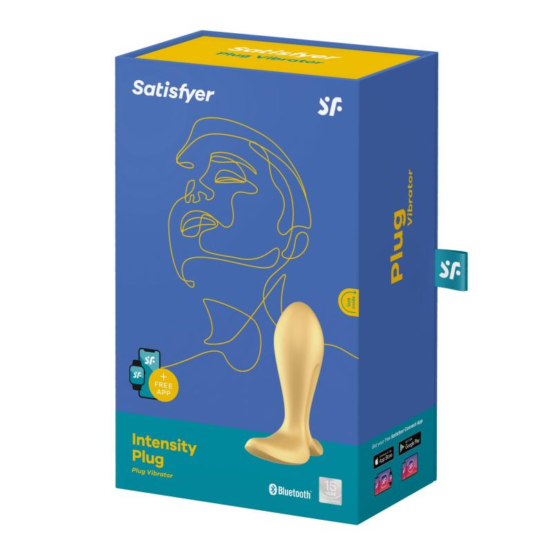 SO8627 Анальна смарт-пробка з вібрацією Satisfyer Intensity Plug Gold