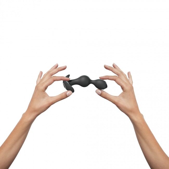 SO4873 Анальний стимулятор, гнучкий з вібрацією Love To Love TWINNY BUD Black