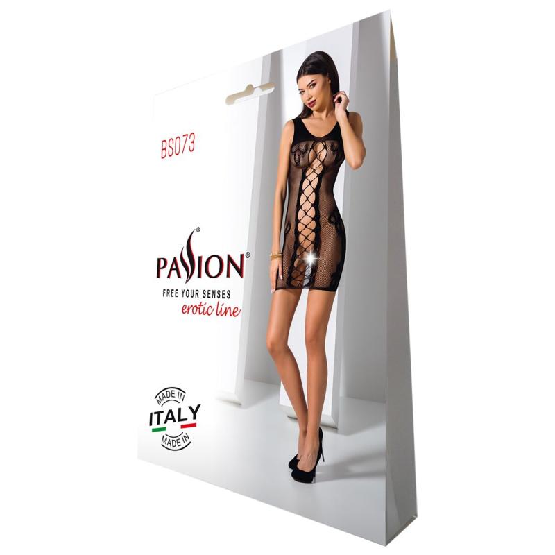 SO4144 Відверта сукня-сітка Passion BS073 black