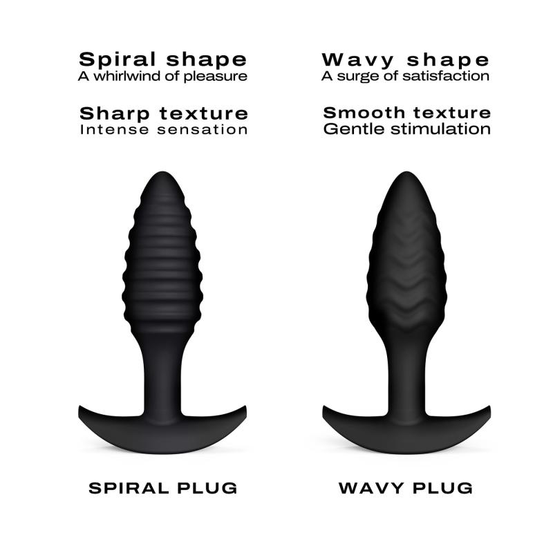 SO8289 Анальна пробка Dorcel SPIRAL PLUG, діаметр 3 см, силікон