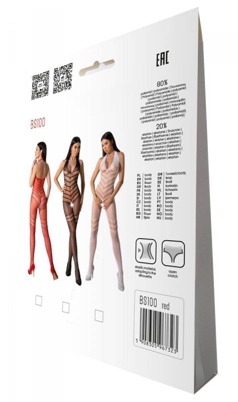 SO8942 Бодістокінг Passion BS100 red