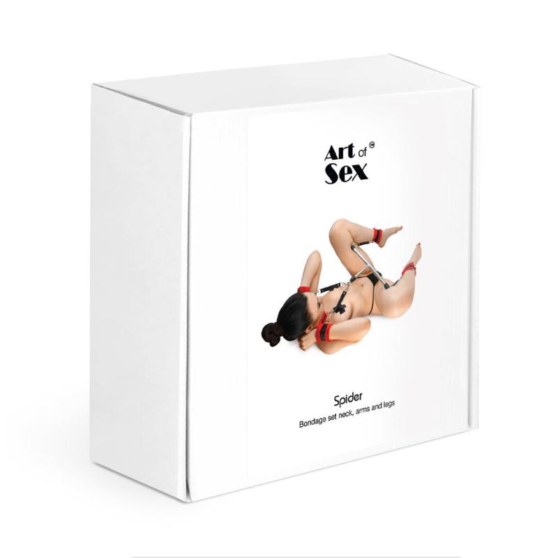 SO8295 Распорка для шеи, рук и ног Art of Sex Bondage Set - Spider