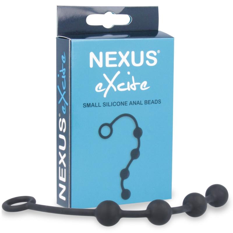 SO1767 Анальні кульки Nexus Excite Small Anal Beads, силікон, макс. діаметр 2 см