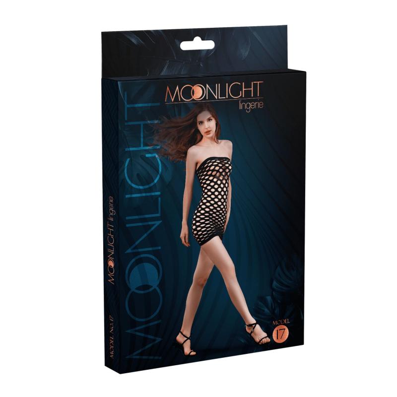 SO8204 Сітчаста сукня Moonlight Model 17 XS-L  Black