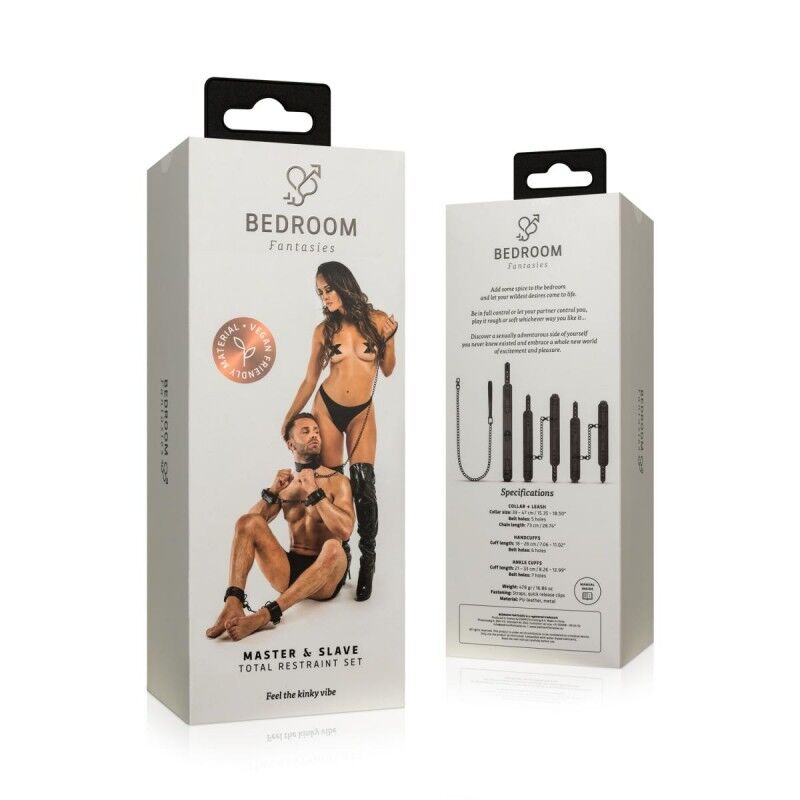 SO8808 Набір для BDSM Bedroom Fantasies Master & Slave Total Restraint Set