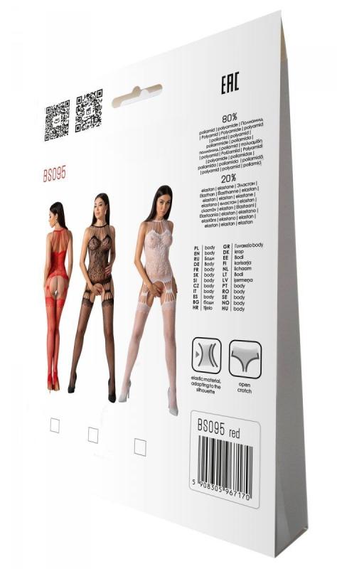 SO8927 Бодістокінг Passion BS095 red