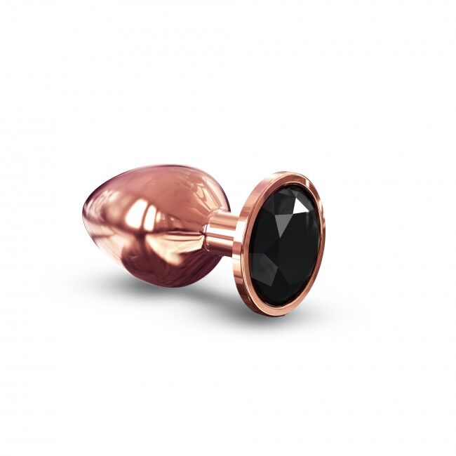 SO5530 Металлическая анальная пробка с украшением в виде кристалла Dorcel - Diamond Plug Rose Gold L