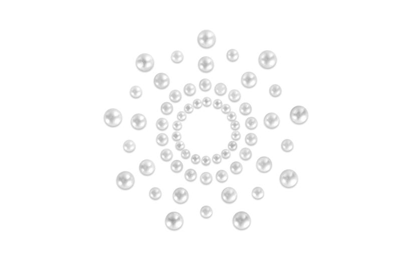 SO2322 Пэстис из кристаллов Bijoux Indiscrets - Mimi Pearl, украшение на грудь