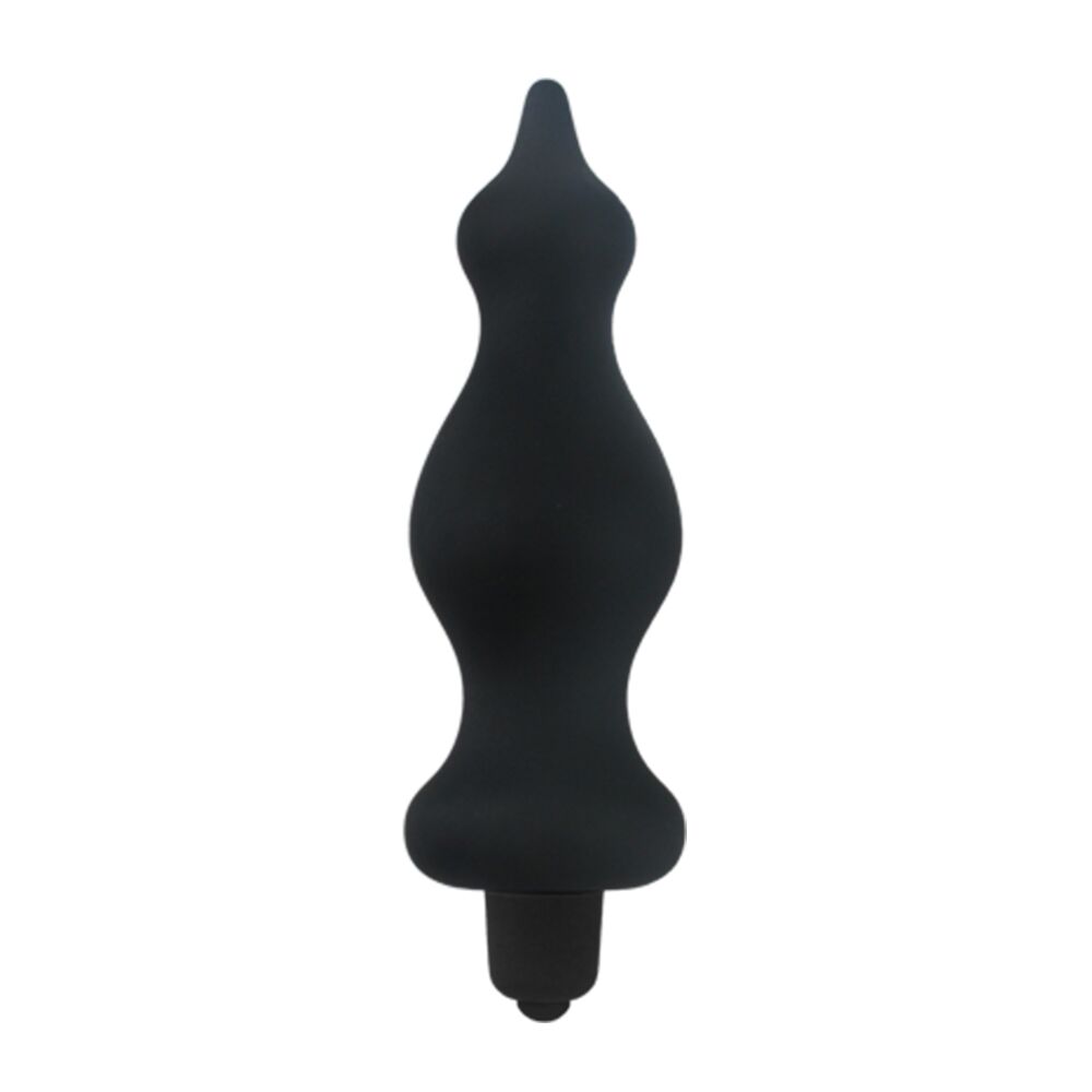 AD20309 Анальная пробка с вибрацией Adrien Lastic Bullet Amuse Black, макс. диаметр 3,9см