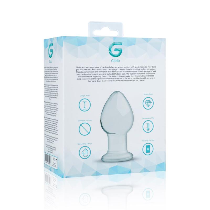 SO4420 Скляна анальна пробка Gildo Glass Buttplug No. 26