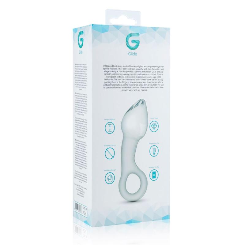 SO4418 Скляний стимулятор простати Gildo Glass Prostate Plug No. 13