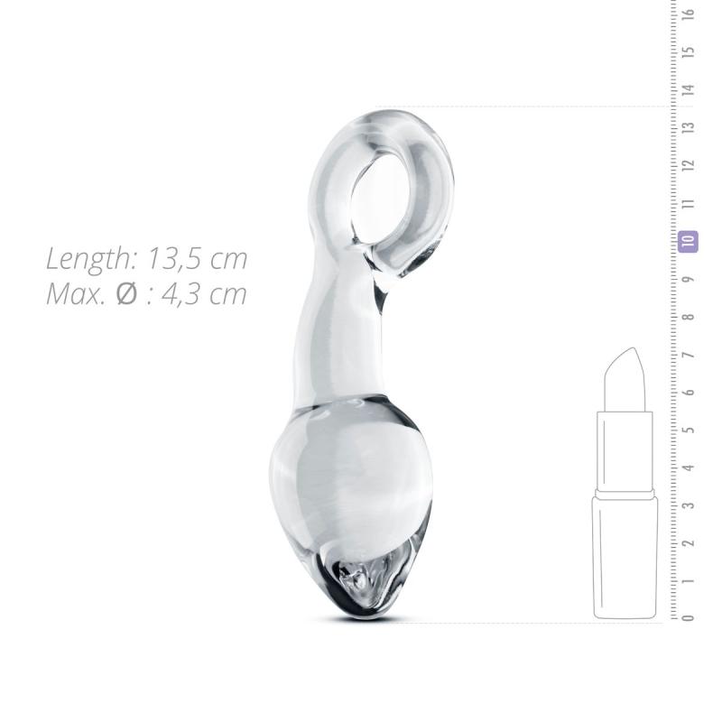 SO4418 Скляний стимулятор простати Gildo Glass Prostate Plug No. 13