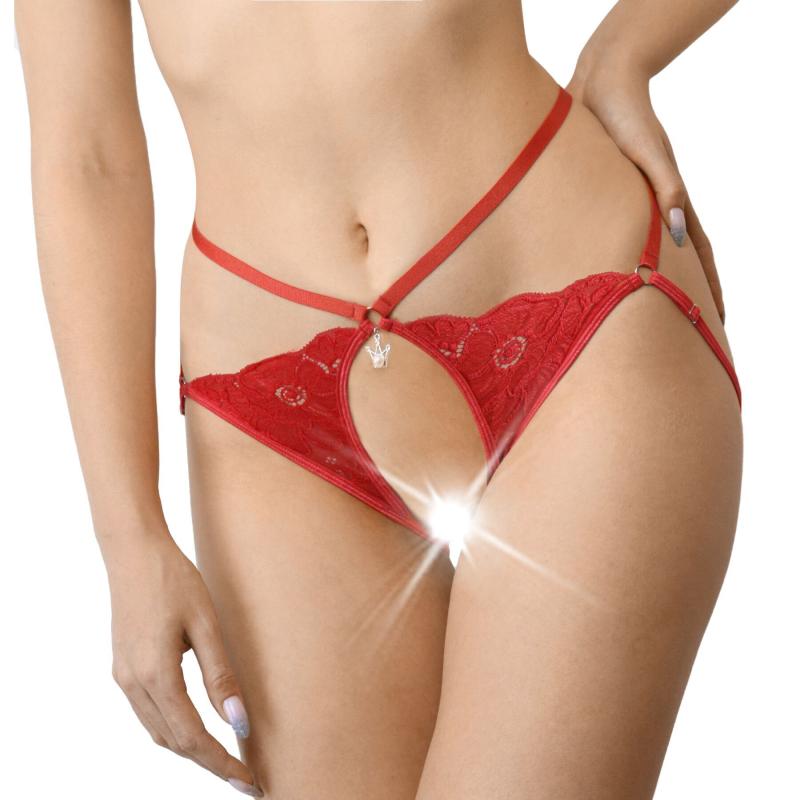 SO7464 Сексуальные трусики с доступом Art of Sex - Lulu, размер L-2XL, Красный