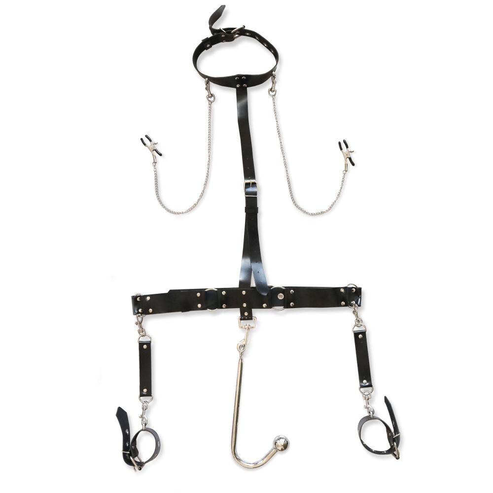 SO8290 Бондажний набір із металевим анальним гаком №2 Art of Sex Bridget Bondage set with anal hook №2