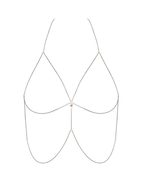 SO7688 Ланцюжок для бюста з кулоном-зіркою Obsessive Bijou 902