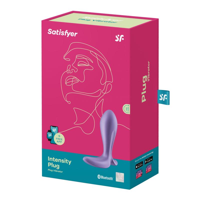 SO8626 Анальна смарт-пробка з вібрацією Satisfyer Intensity Plug Purple