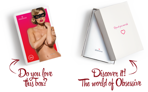 SO7186 Кружевная маска Obsessive A700 mask, единый размер, черная