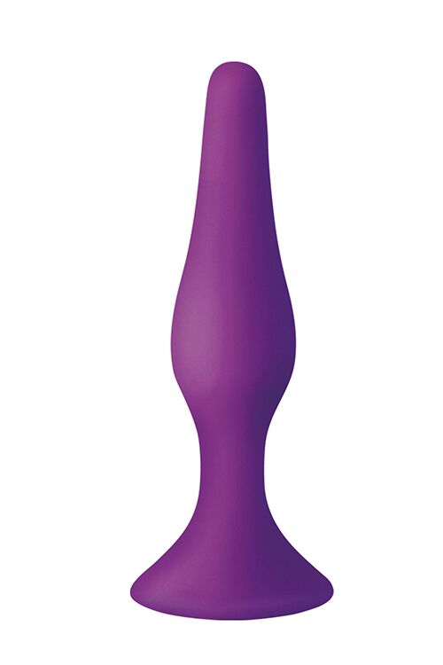 SO5007 Анальна пробка з присоскою MAI Attraction Toys №35 Purple, довжина 15,5 см, діаметр 3,8см