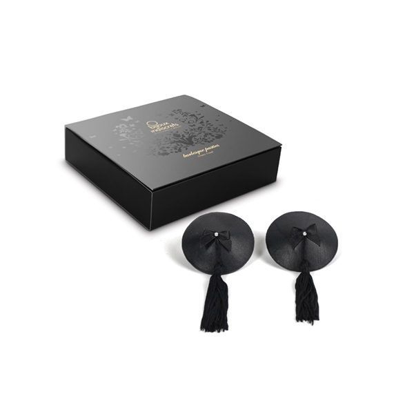 SO2668 Пестіс Bijoux Indiscrets Burlesque pasties ORIGINAL BLACK